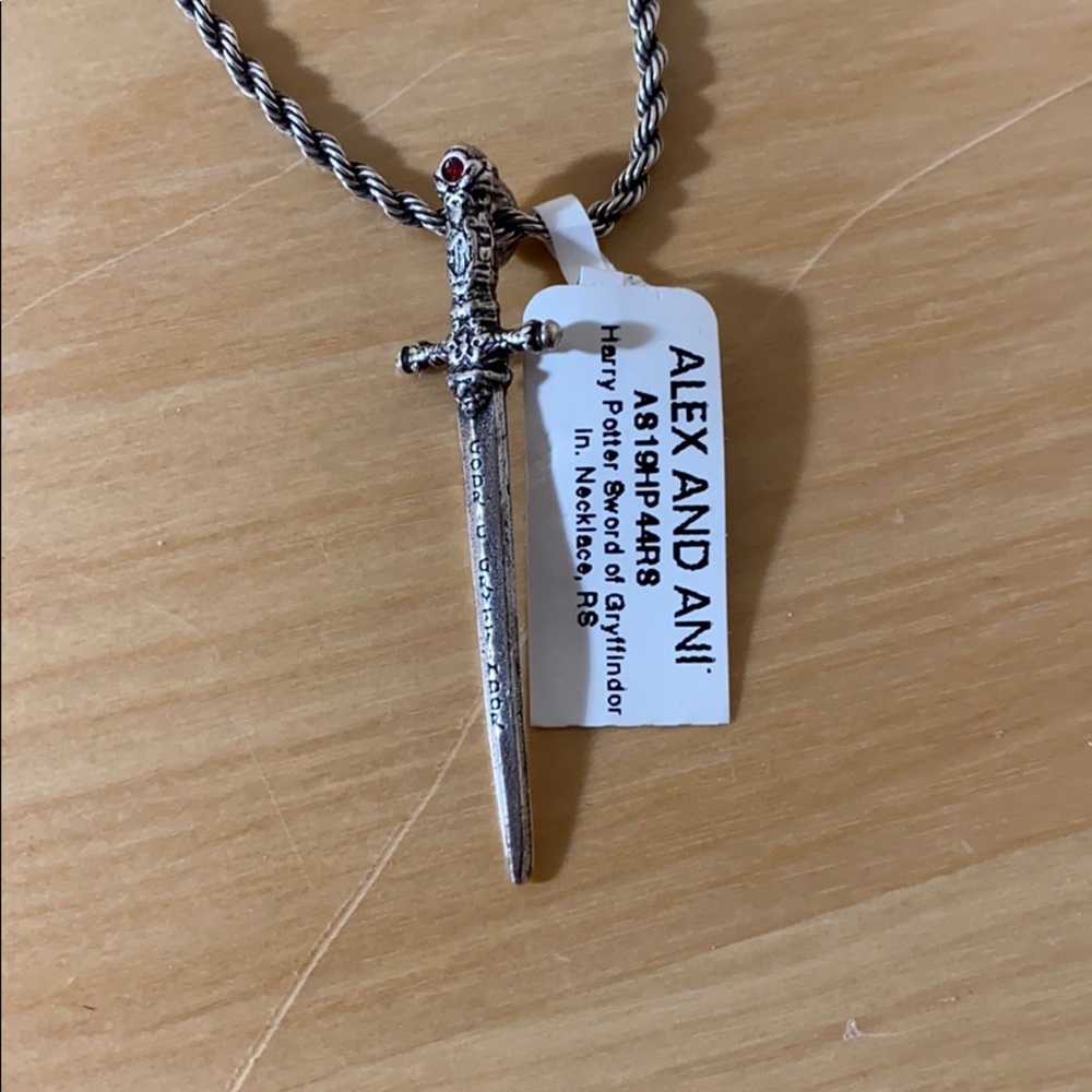 Alex and Ani sword of Gryffindor necklace